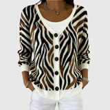 Diane | Cardigan en tricot boutonné confortable