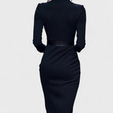 Camille | La Robe Maxi Power Ceinturée