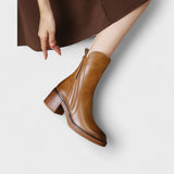 Carina | Bottines en cuir