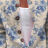 Mathilde | Cardigan boutonné à imprimé floral