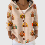Salomé | Cardigan en tricot confortable avec capuche