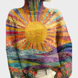 Cláudia - Pull en Tricot Artistique
