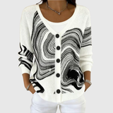 Gaëlle | Cardigan en tricot confortable avec boutons
