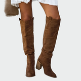 Caroline | Bottes en cuir orthopédiques montantes