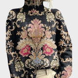 Benedita - Pull en Tricot Artistique