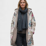 Pierrette | Veste en polaire pastel avec motif botanique