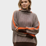Martine™ Pull à col montant