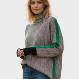Martine™ Pull à col montant
