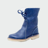 Berta | Bottes en Cuir Imperméables avec Doublure en Laine
