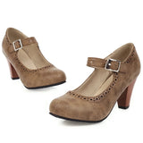 FLEUR | MARY JANES À TALON RÉGLABLE