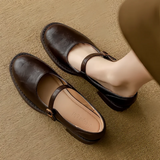 Manon | Mary Janes Classiques et Confortables en Cuir