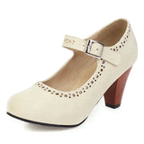 FLEUR | MARY JANES À TALON RÉGLABLE