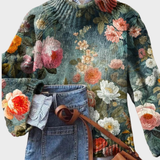 Patrícia - Pull en Tricot Artistique