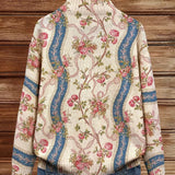 Camila - Cardigan à Fleurs de Grimpante