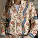 Camila - Cardigan à Fleurs de Grimpante