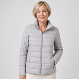 Saskia | Veste intermédiaire, gris