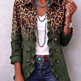 Dominique | Blazer Ombre Léopard