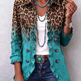 Dominique | Blazer Ombre Léopard