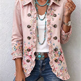 Nathalie | Veste à Volants Boutonnée