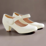 MAAIKE | MARY JANES AVEC TALON LARGE RÉGLABLE