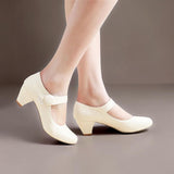 MAAIKE | MARY JANES AVEC TALON LARGE RÉGLABLE