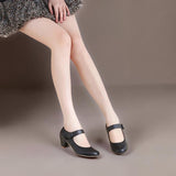 MAAIKE | MARY JANES AVEC TALON LARGE RÉGLABLE