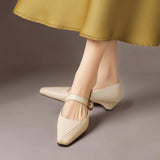 INGRID | MARY JANES AVEC BOUCLE EN OR