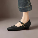 INGRID | MARY JANES AVEC BOUCLE EN OR