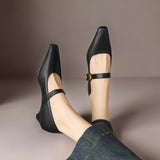 INGRID | MARY JANES AVEC BOUCLE EN OR
