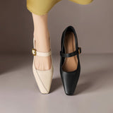 INGRID | MARY JANES AVEC BOUCLE EN OR
