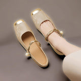 FENNA | MARY JANES AVEC POINTE CARREE ET PERLES