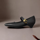 INGRID | MARY JANES AVEC BOUCLE EN OR