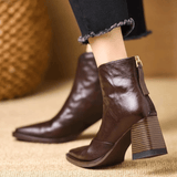 Delia | Bottines de Luxe à Talon Moyen